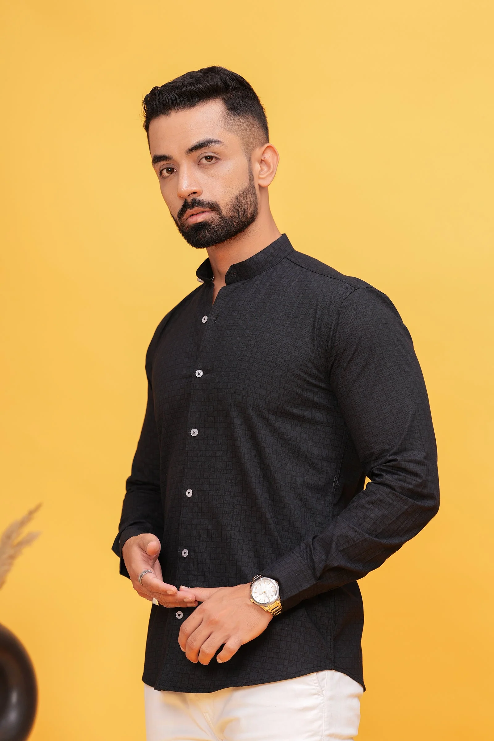 BLACK BOX TEXTURE SHIRT | Women's Collection